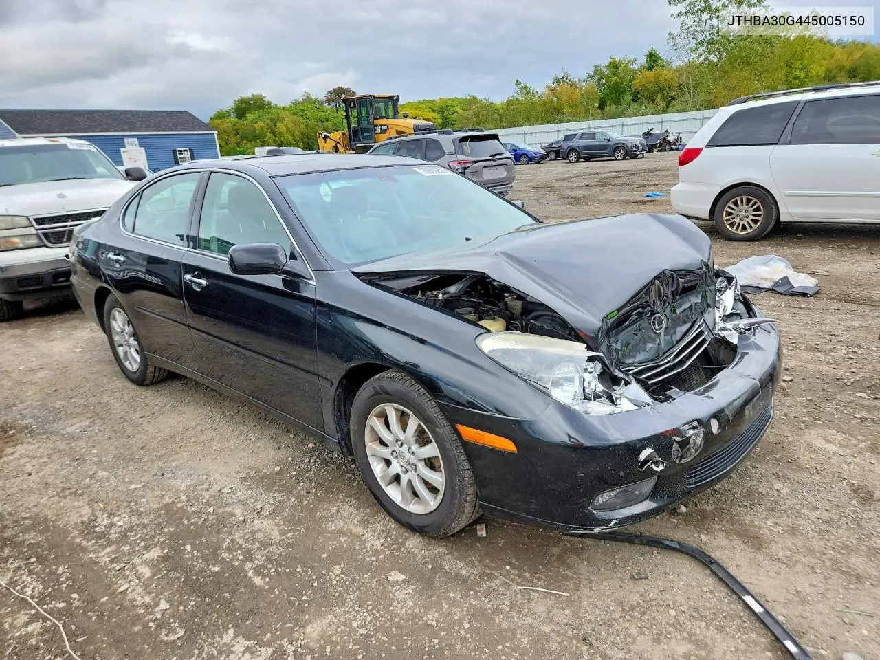 2004 LEXUS ES VIN JTHBA30G445005150 — фото 4