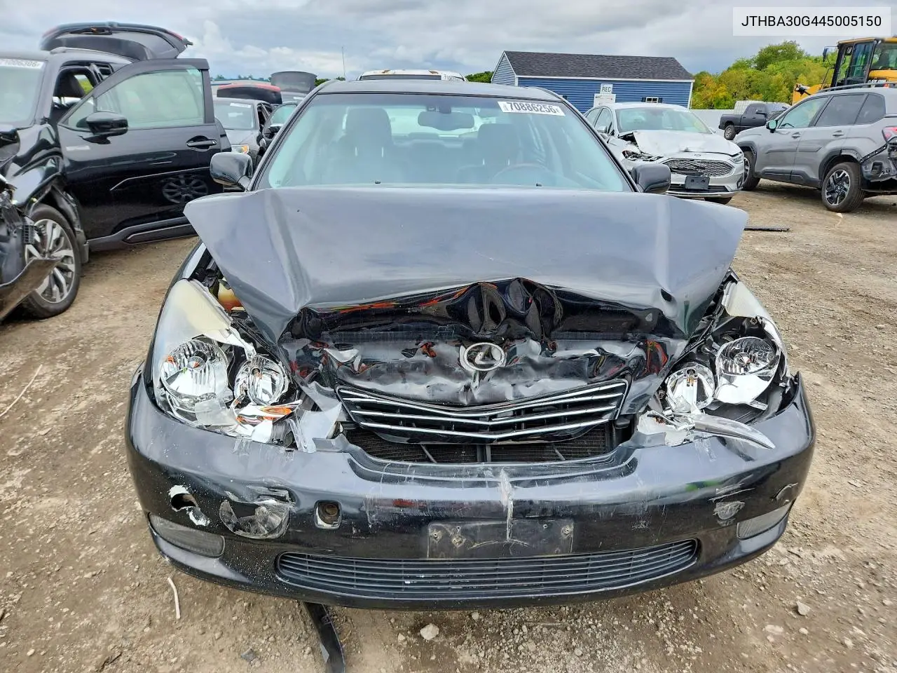 2004 LEXUS ES VIN JTHBA30G445005150 — фото 5
