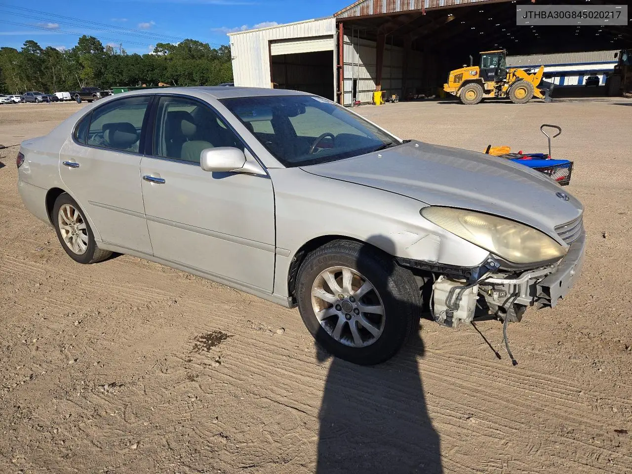 2004 LEXUS ES VIN JTHBA30G845020217 — фото 4