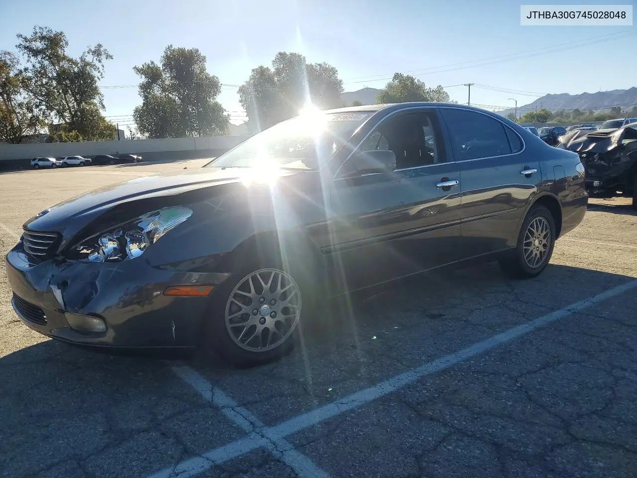 LEXUS ES 2004, VIN JTHBA30G745028048