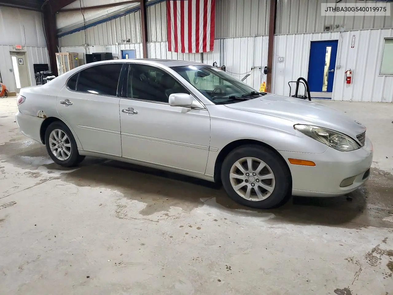 2004 LEXUS ES VIN JTHBA30G540019975 — фото 4