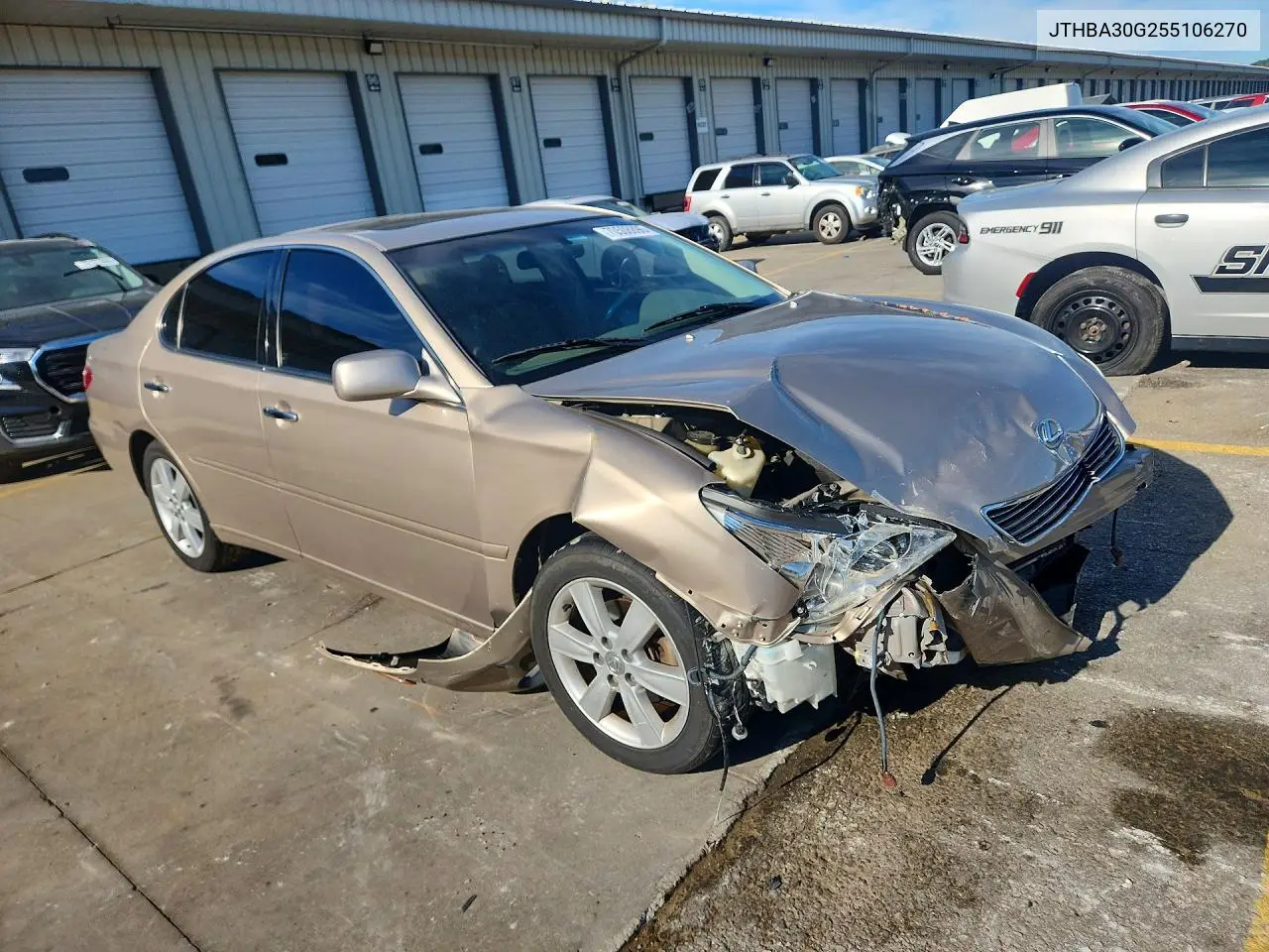 2005 LEXUS ES VIN JTHBA30G255106270 — фото 4