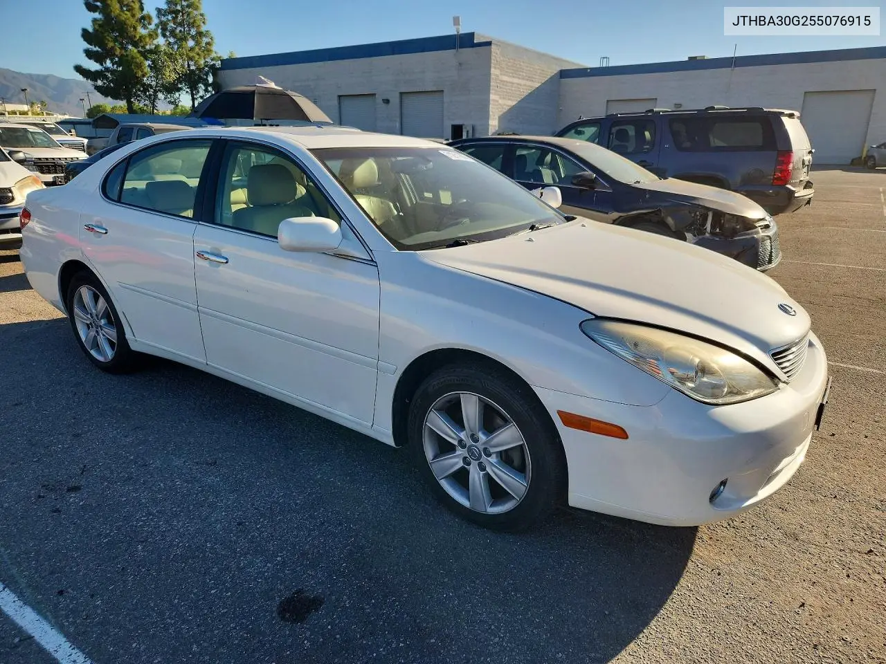 2005 LEXUS ES VIN JTHBA30G255076915 — фото 4