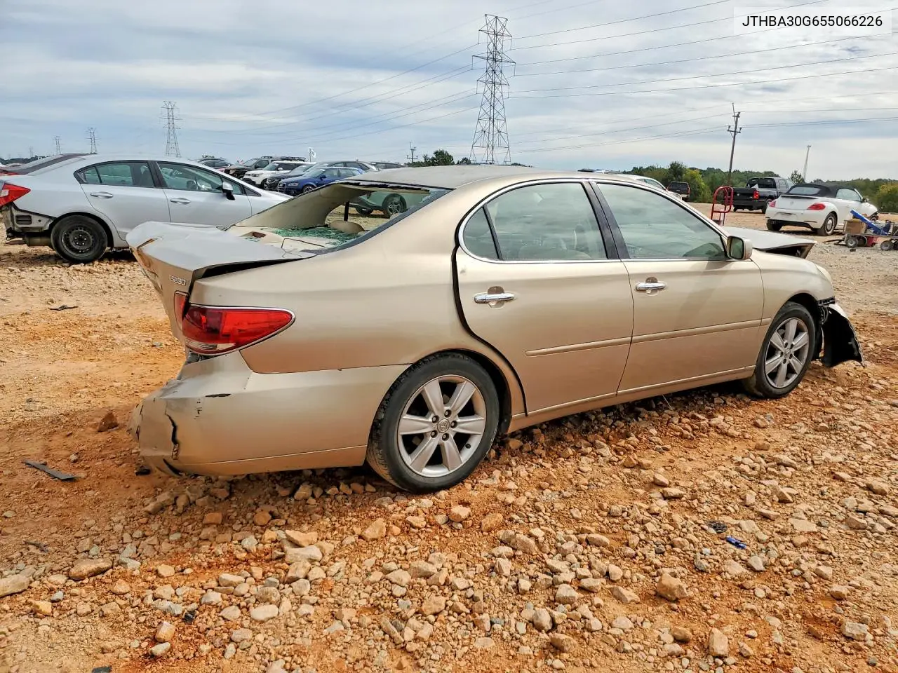 2005 LEXUS ES VIN JTHBA30G655066226 — фото 3