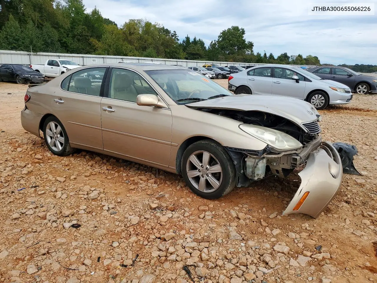 2005 LEXUS ES VIN JTHBA30G655066226 — фото 4