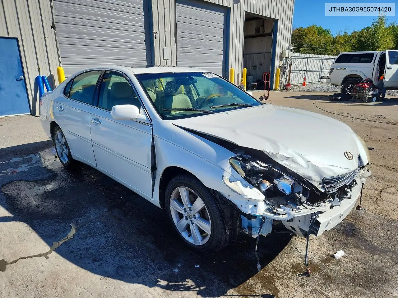 2005 LEXUS ES VIN JTHBA30G955074420 — фото 4
