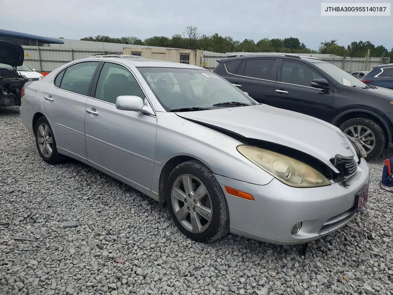 2005 LEXUS ES VIN JTHBA30G955140187 — фото 4