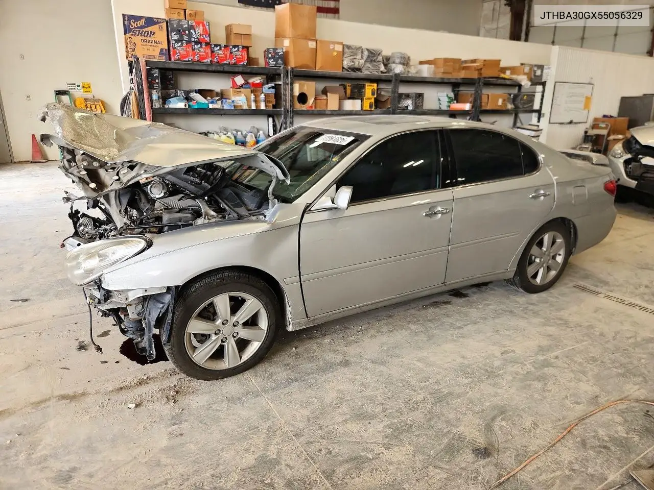 LEXUS ES 2005, VIN JTHBA30GX55056329
