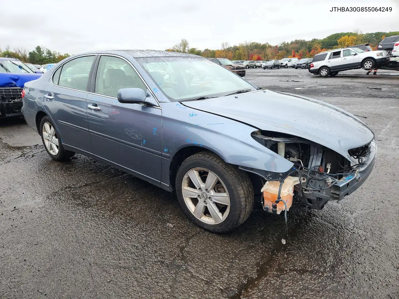 2005 LEXUS ES VIN JTHBA30G855064249 — фото 4