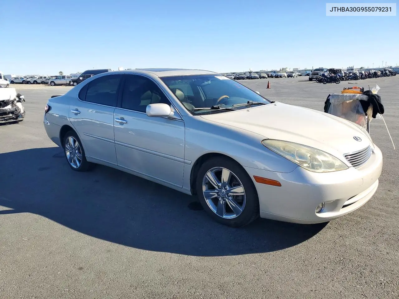 2005 LEXUS ES VIN JTHBA30G955079231 — фото 4