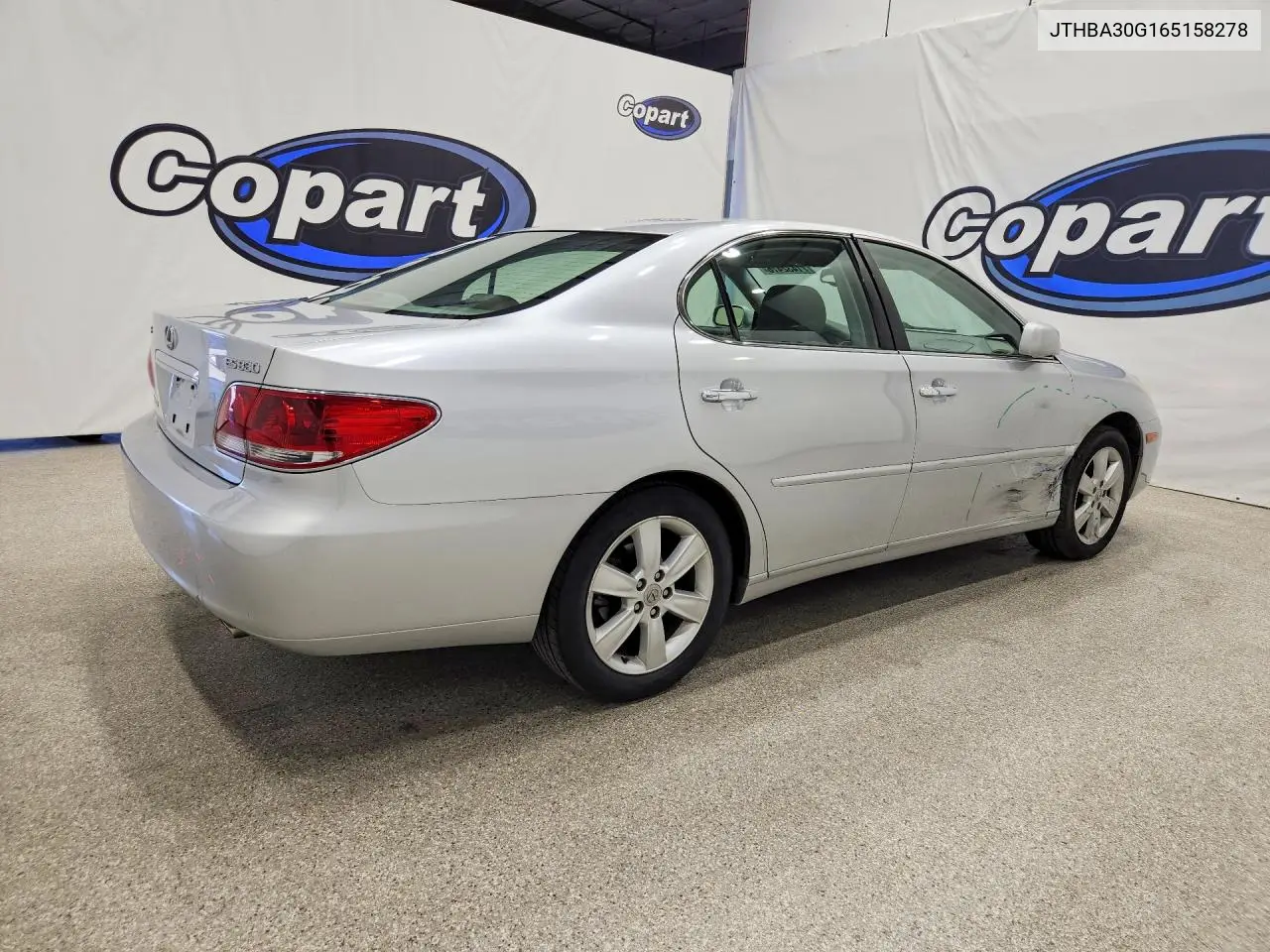 2006 LEXUS ES VIN JTHBA30G165158278 — фото 3