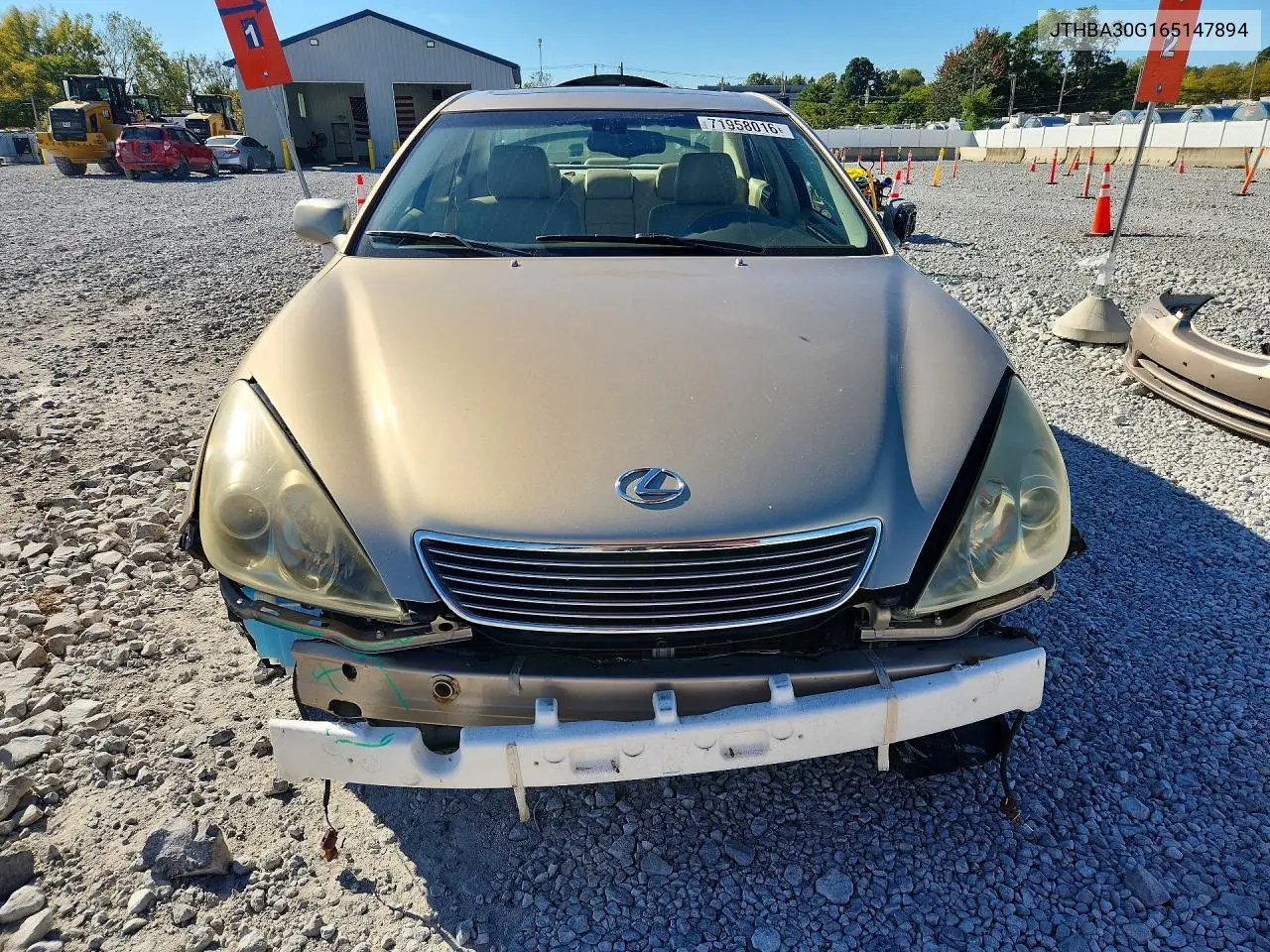 2006 LEXUS ES VIN JTHBA30G165147894 — фото 5
