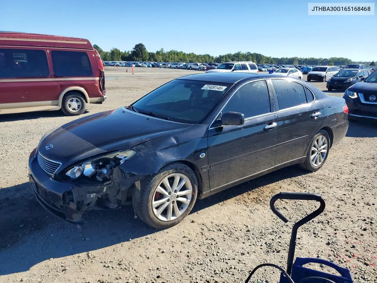 LEXUS ES 2006, VIN JTHBA30G165168468