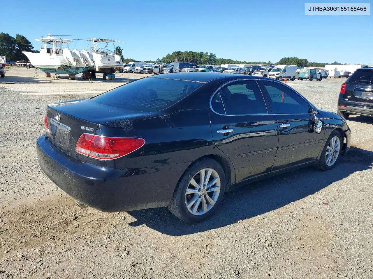 2006 LEXUS ES VIN JTHBA30G165168468 — фото 3