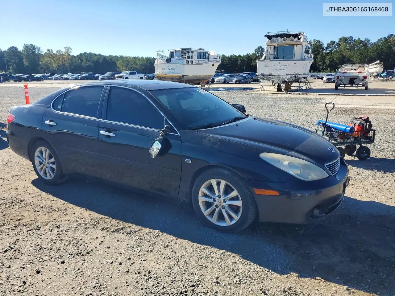 2006 LEXUS ES VIN JTHBA30G165168468 — фото 4