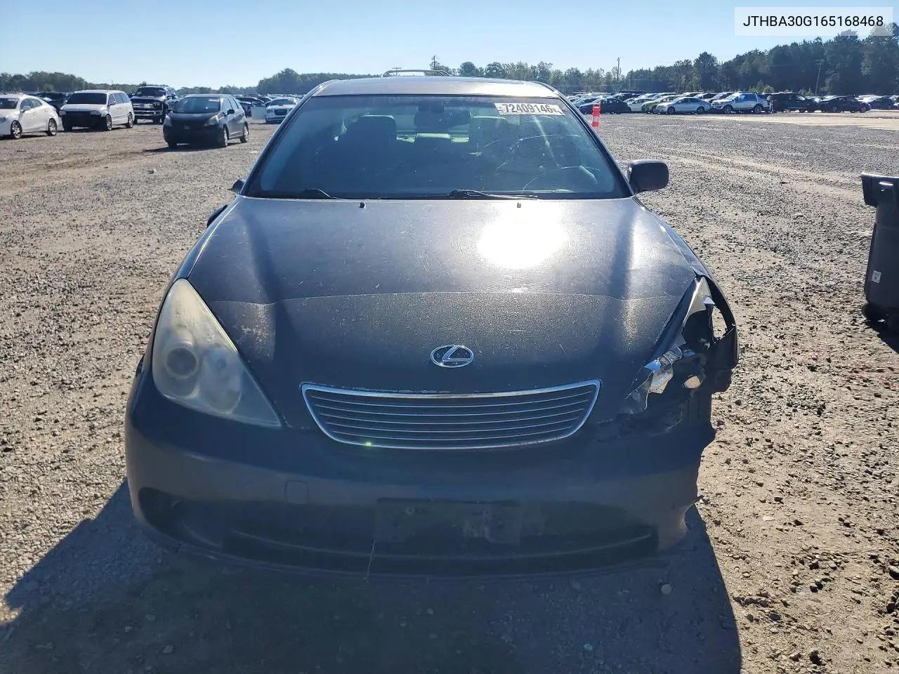 2006 LEXUS ES VIN JTHBA30G165168468 — фото 5