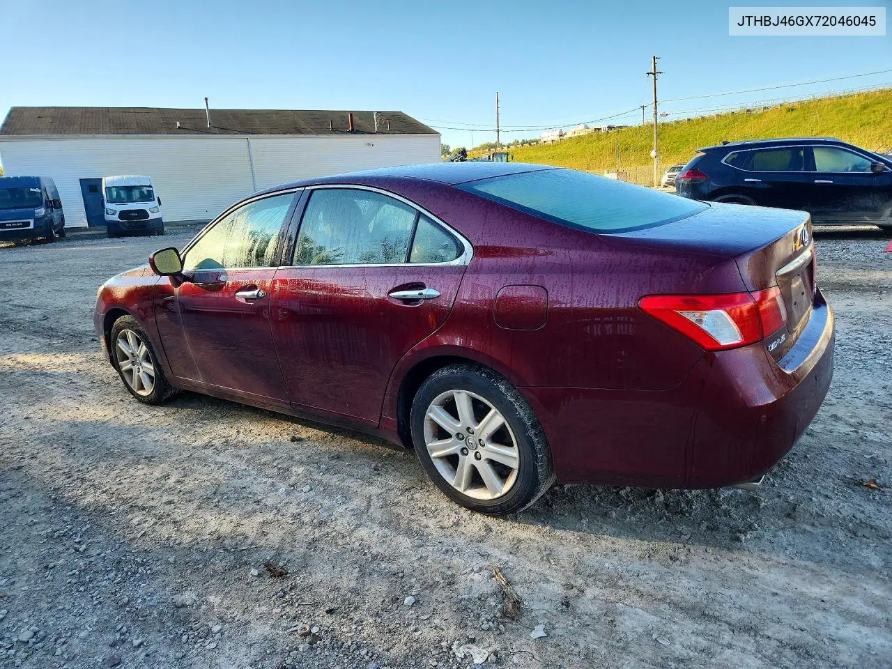 2007 LEXUS ES VIN JTHBJ46GX72046045 — фото 2
