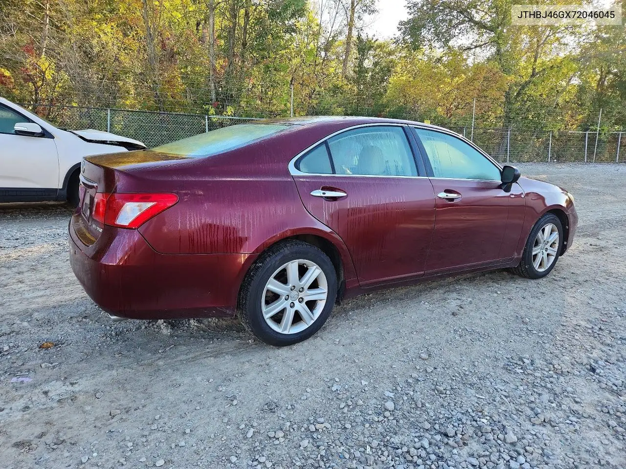 2007 LEXUS ES VIN JTHBJ46GX72046045 — фото 3