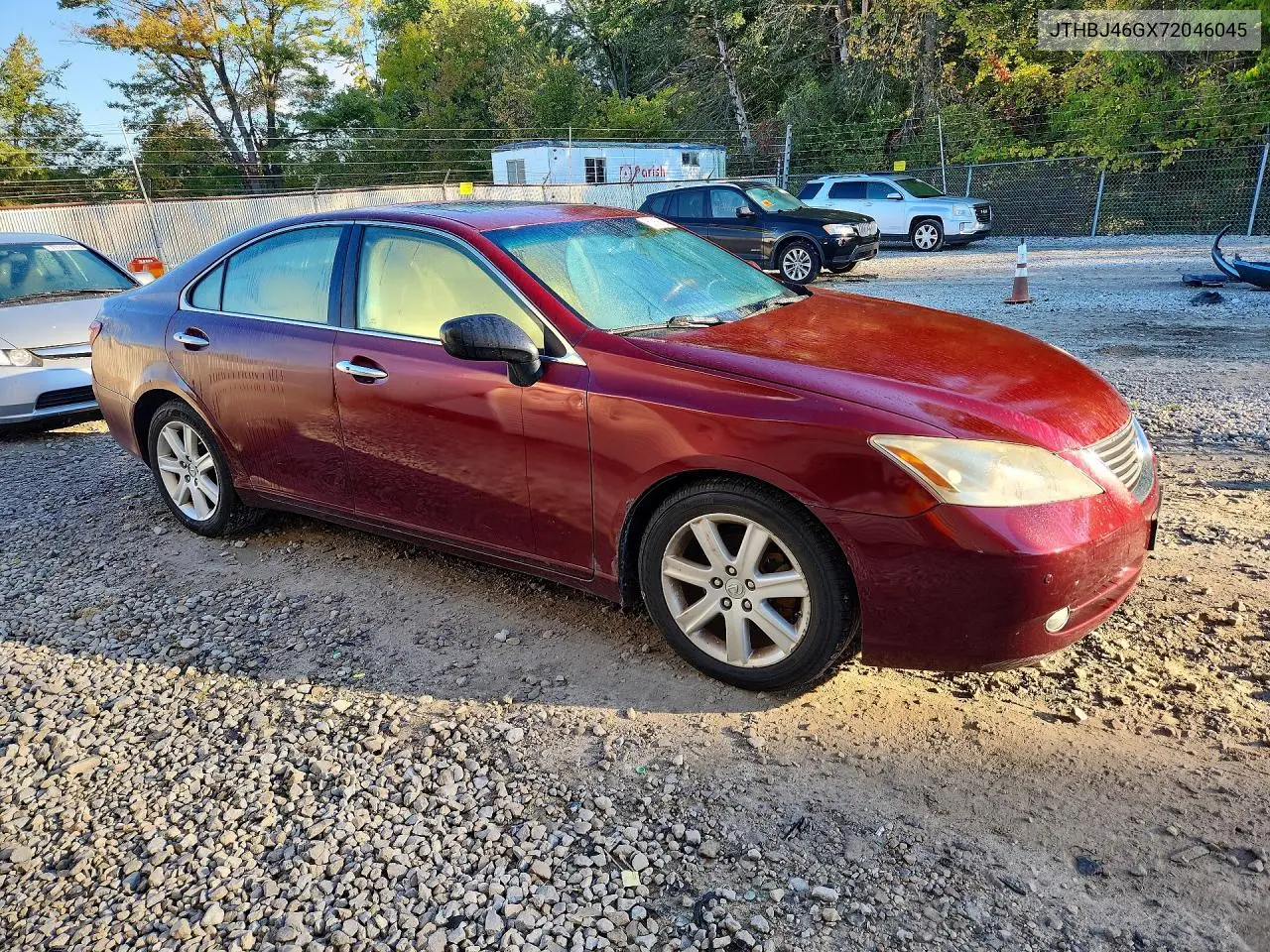 2007 LEXUS ES VIN JTHBJ46GX72046045 — фото 4