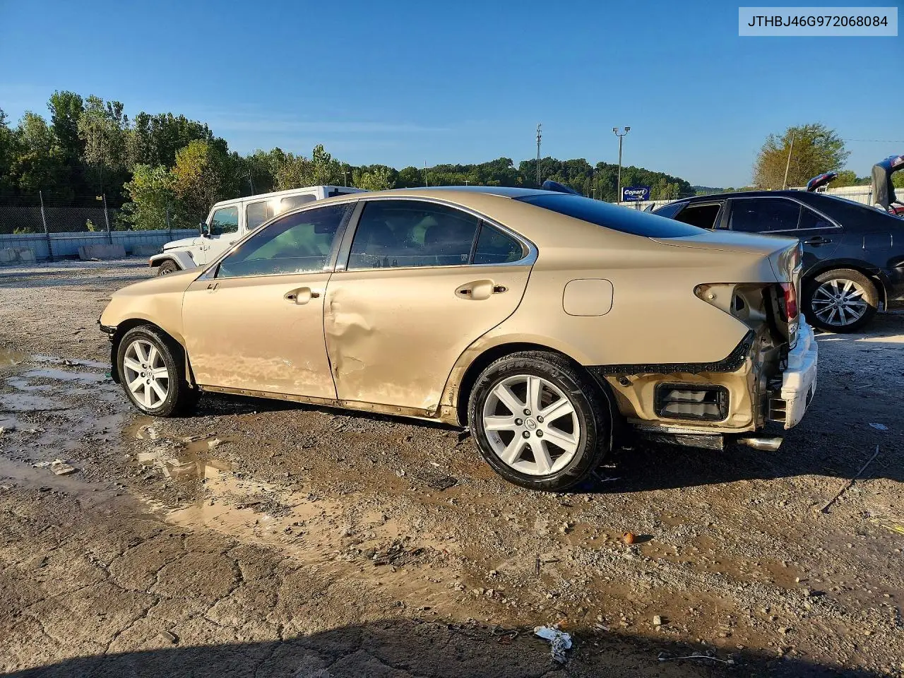 2007 LEXUS ES VIN JTHBJ46G972068084 — фото 2