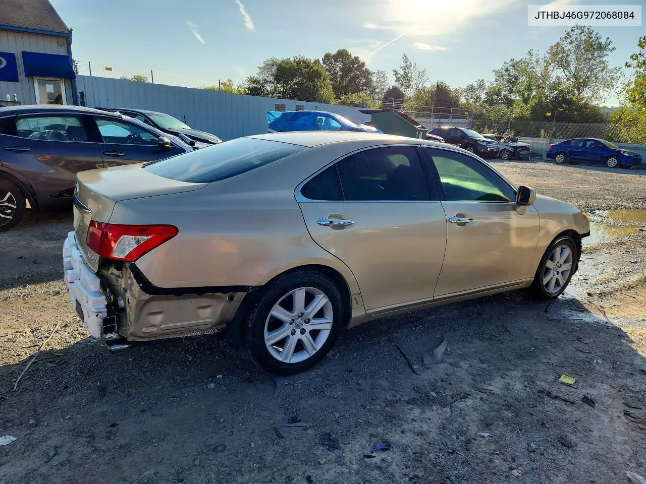 2007 LEXUS ES VIN JTHBJ46G972068084 — фото 3