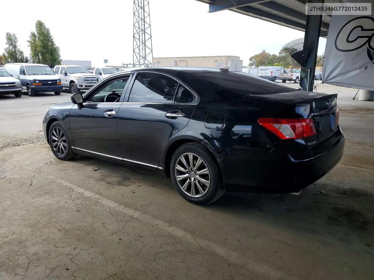 2007 LEXUS ES VIN JTHBJ46G772012435 — фото 2