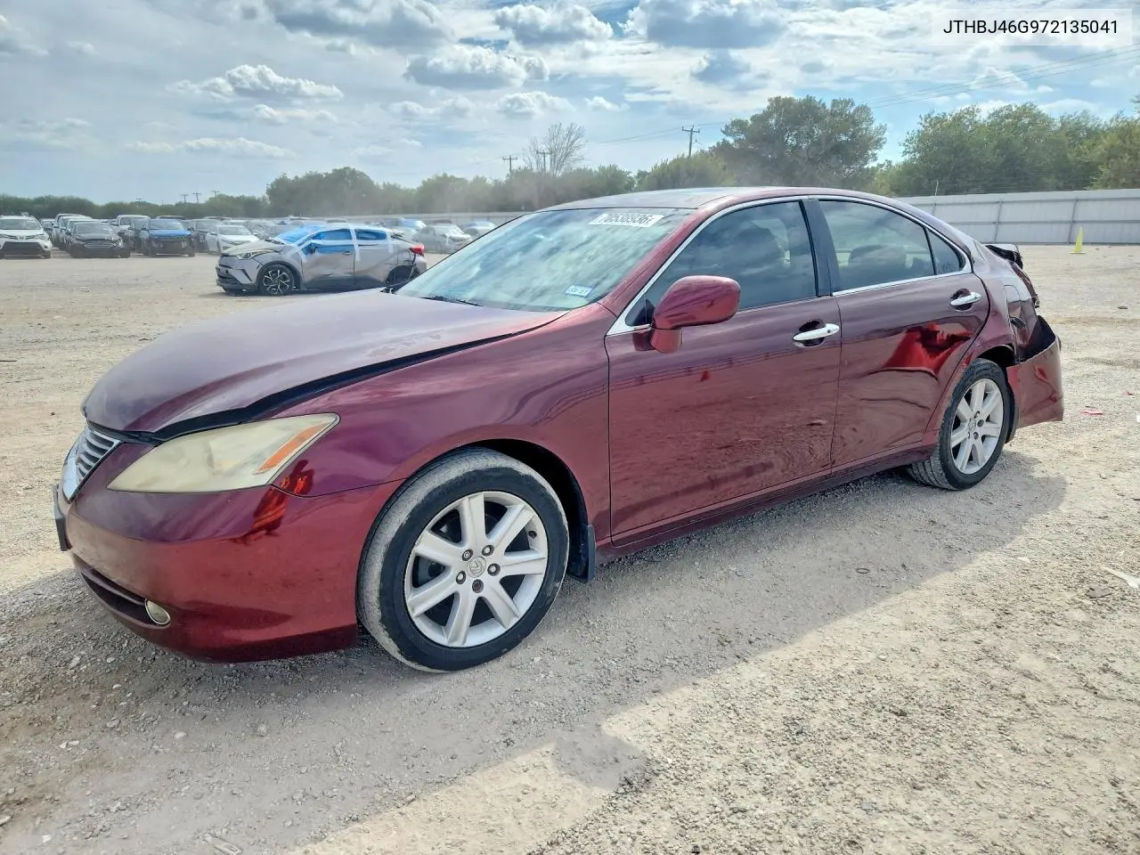 LEXUS ES 2007, VIN JTHBJ46G972135041