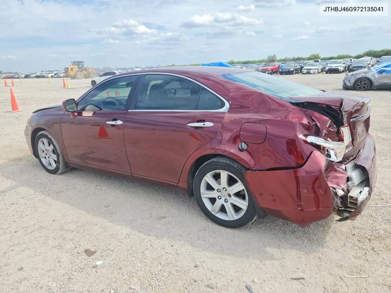 2007 LEXUS ES VIN JTHBJ46G972135041 — фото 2