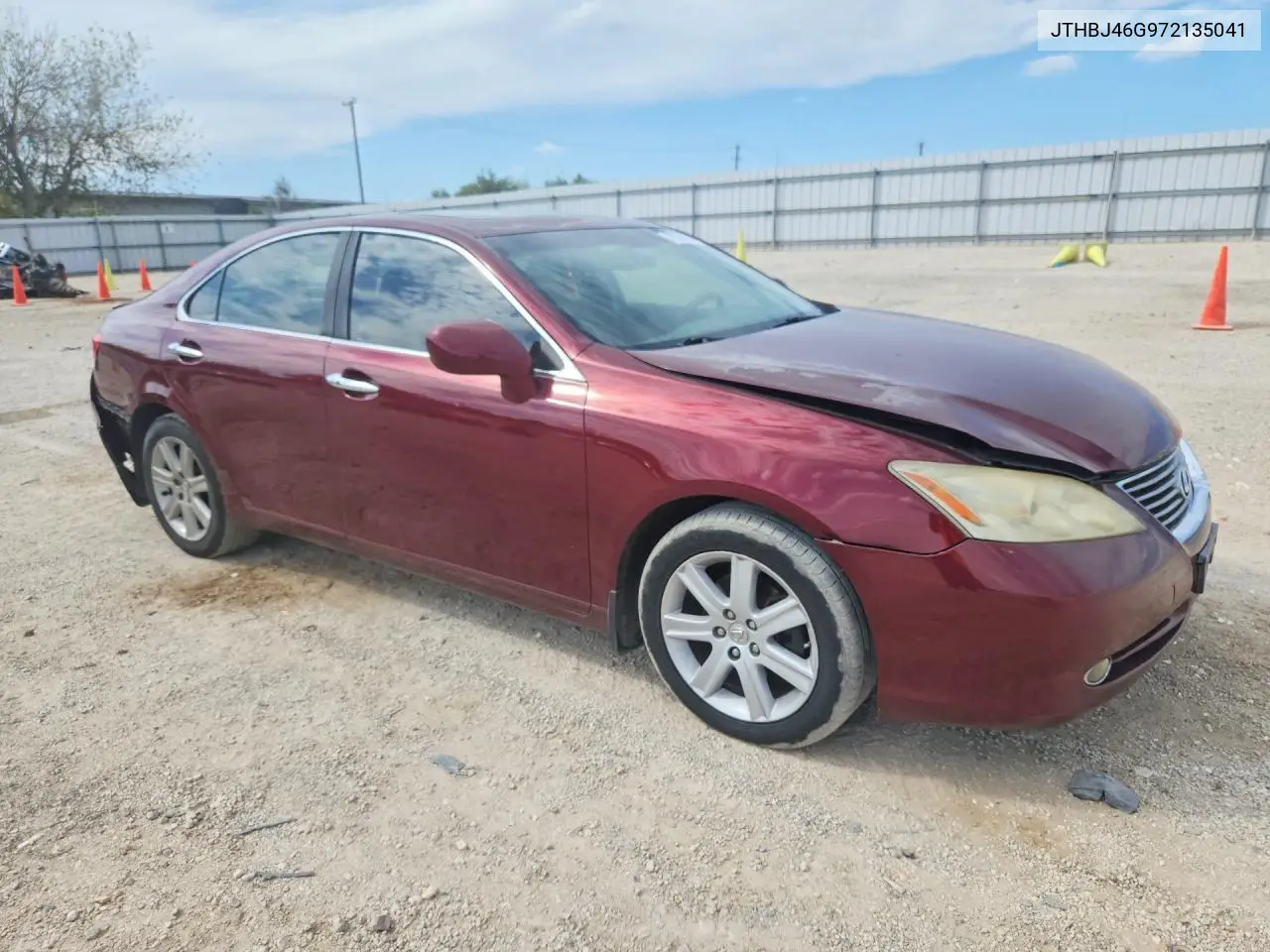 2007 LEXUS ES VIN JTHBJ46G972135041 — фото 4