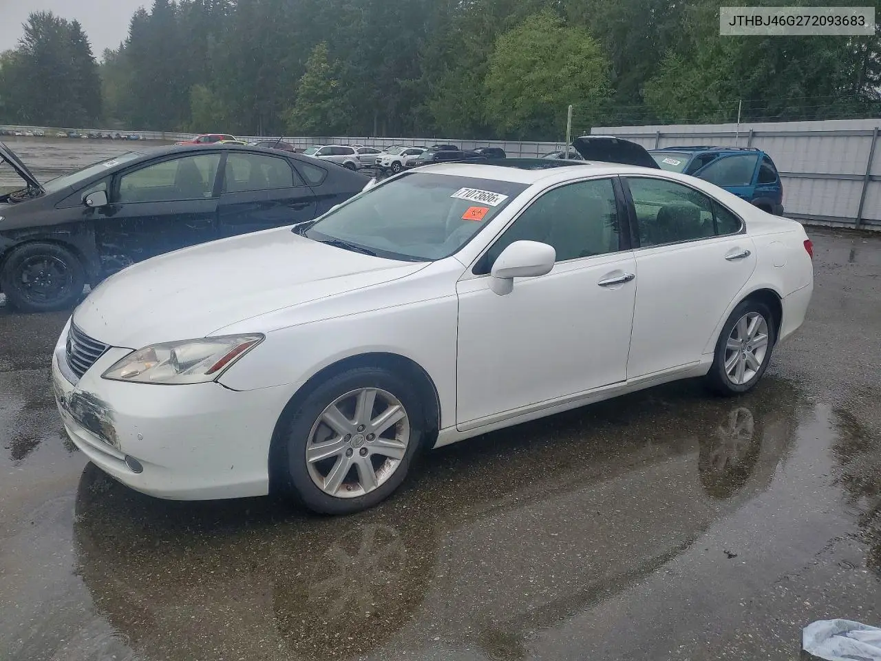 LEXUS ES 2007, VIN JTHBJ46G272093683