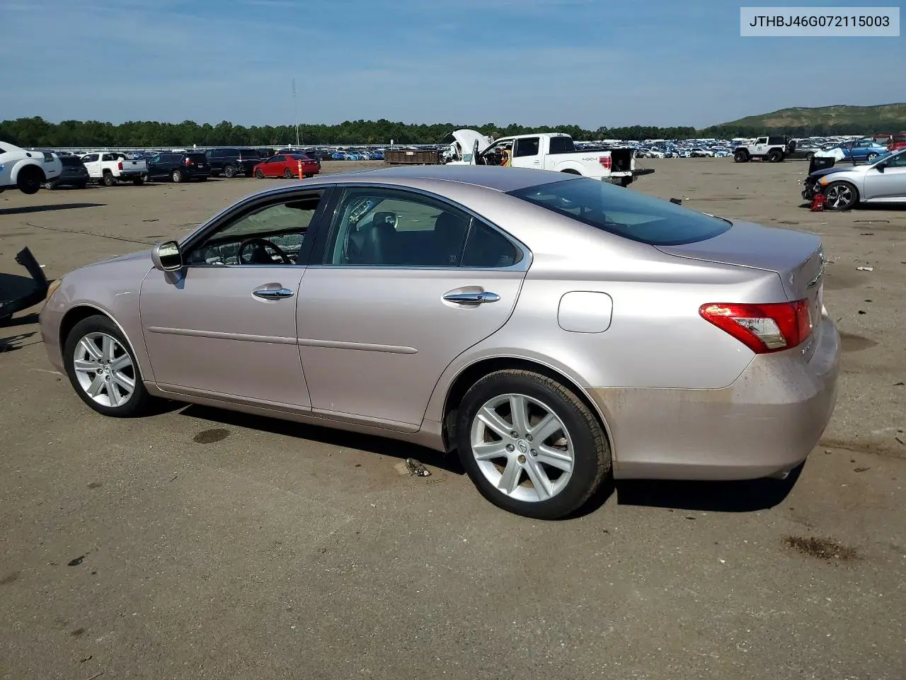 2007 LEXUS ES VIN JTHBJ46G072115003 — фото 2