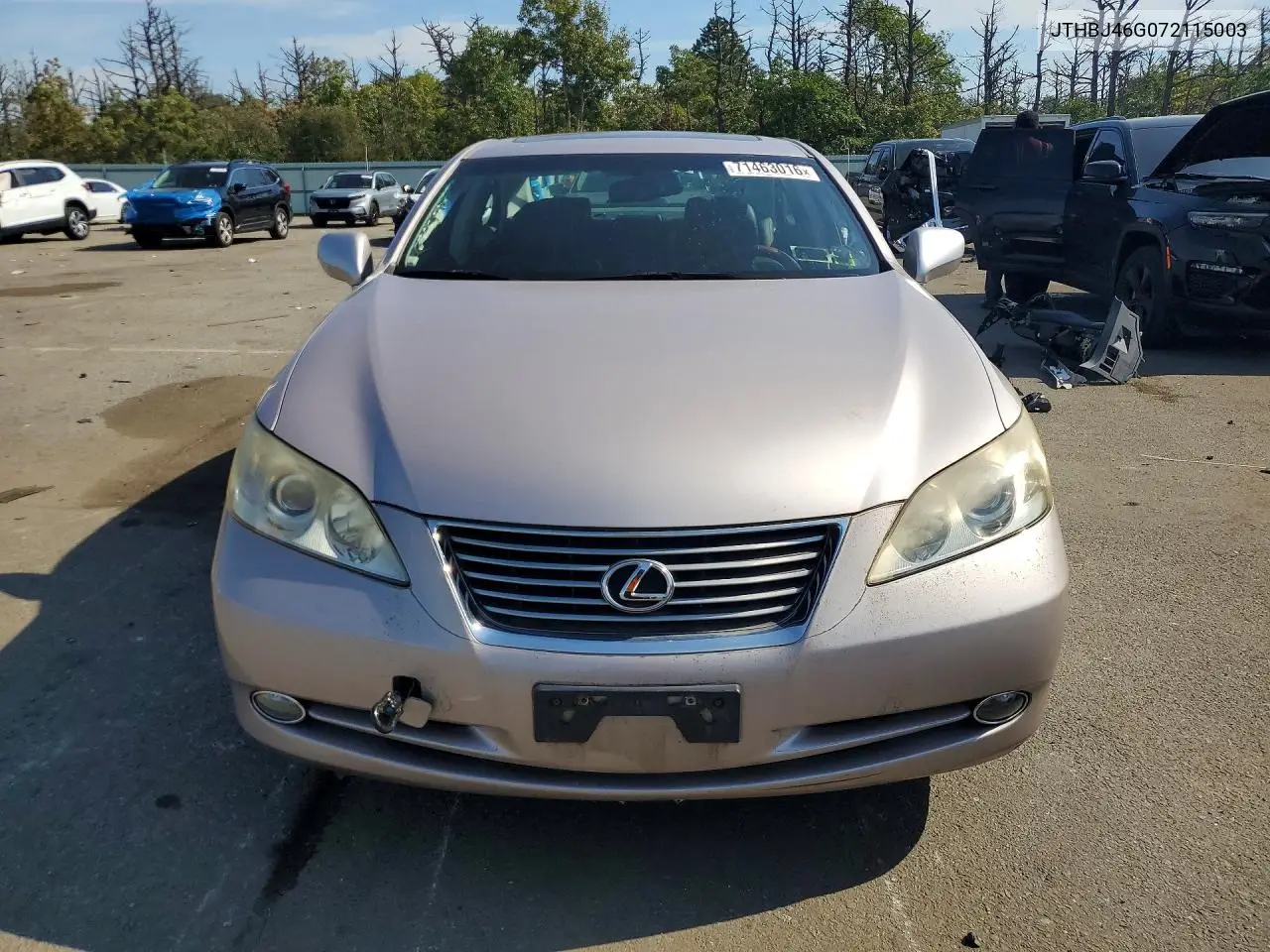 2007 LEXUS ES VIN JTHBJ46G072115003 — фото 5
