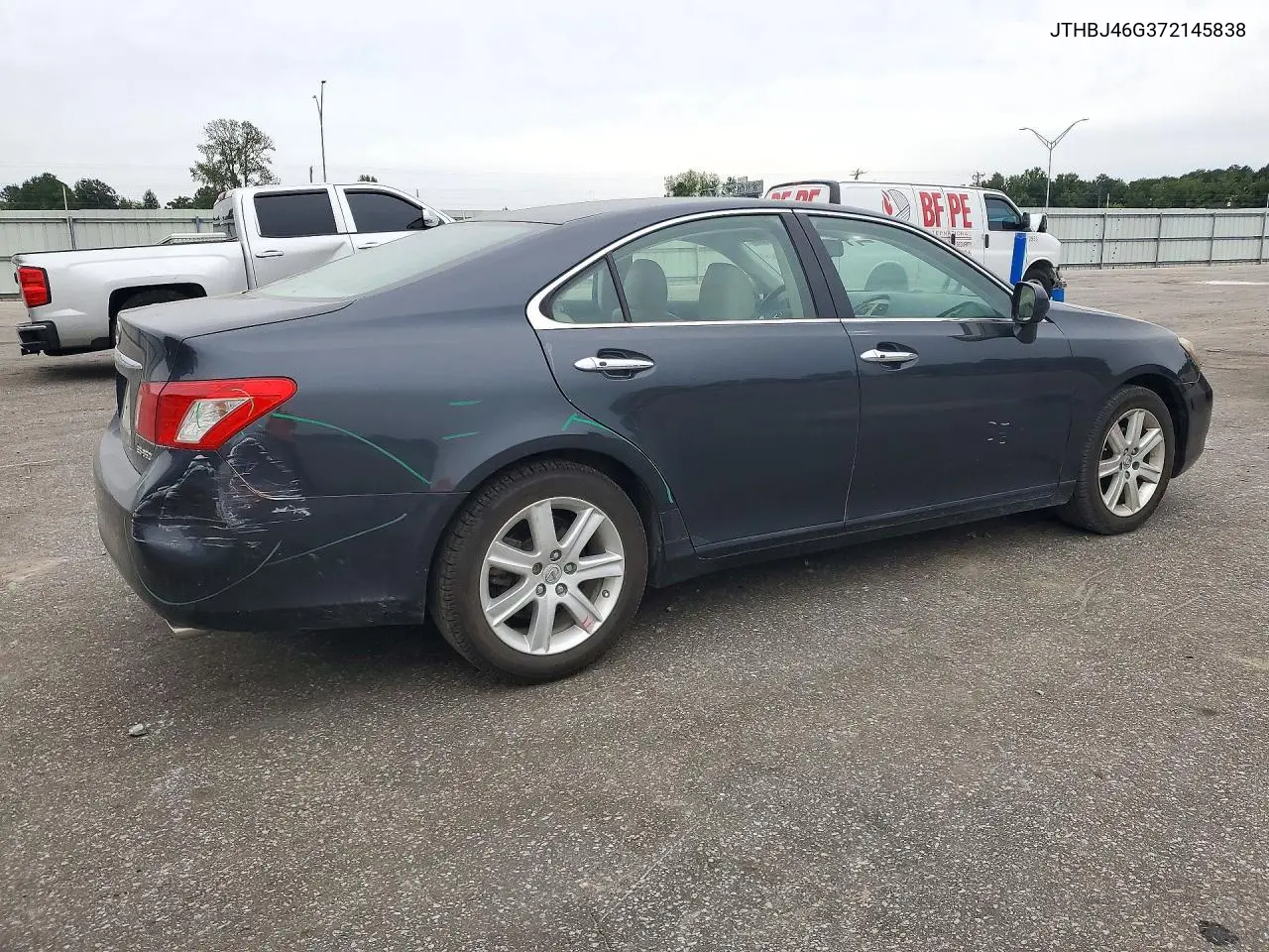 2007 LEXUS ES VIN JTHBJ46G372145838 — фото 3