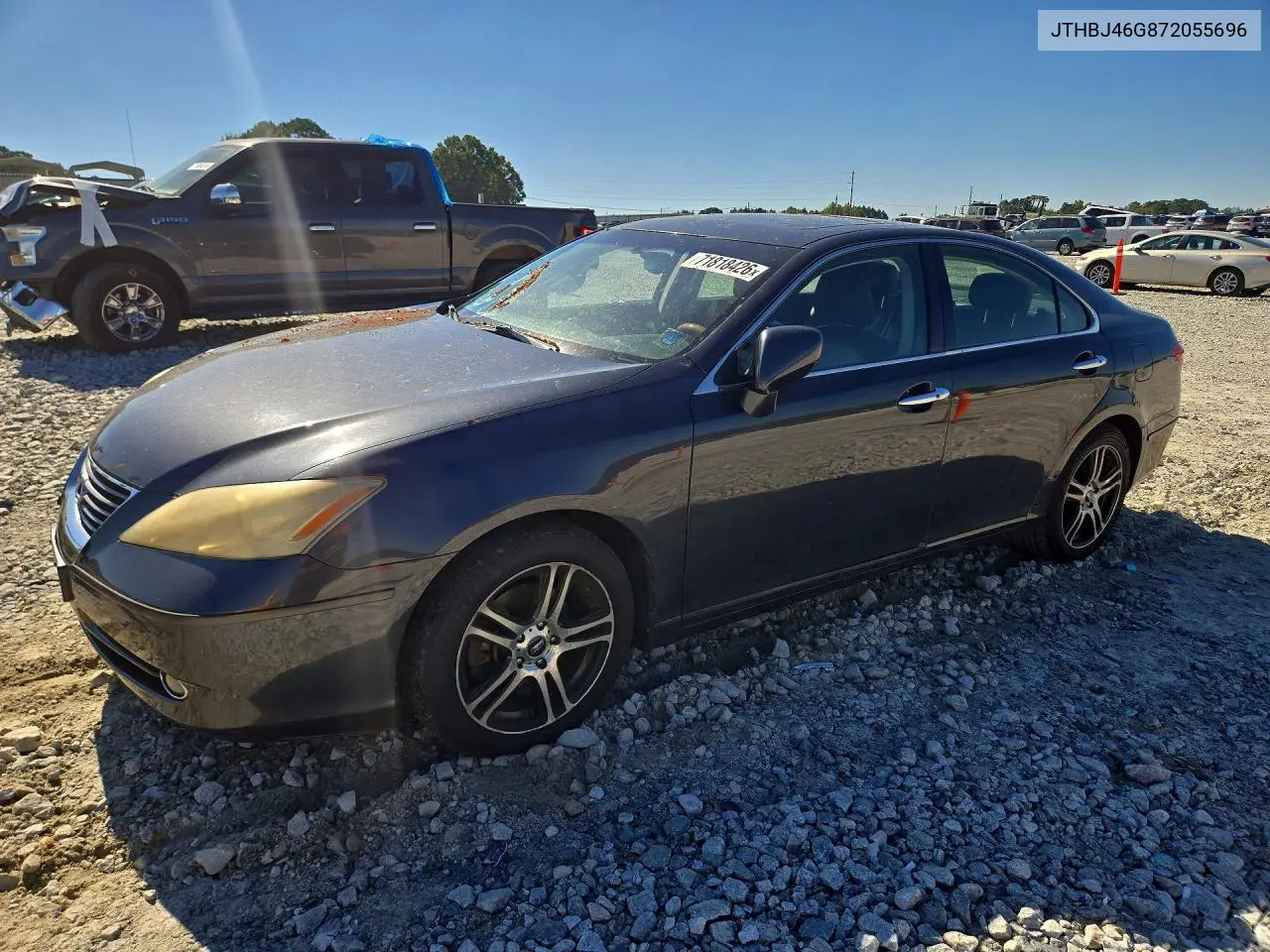 LEXUS ES 2007, VIN JTHBJ46G872055696