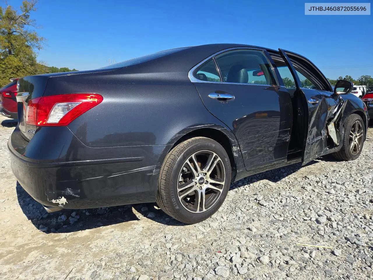 2007 LEXUS ES VIN JTHBJ46G872055696 — фото 3