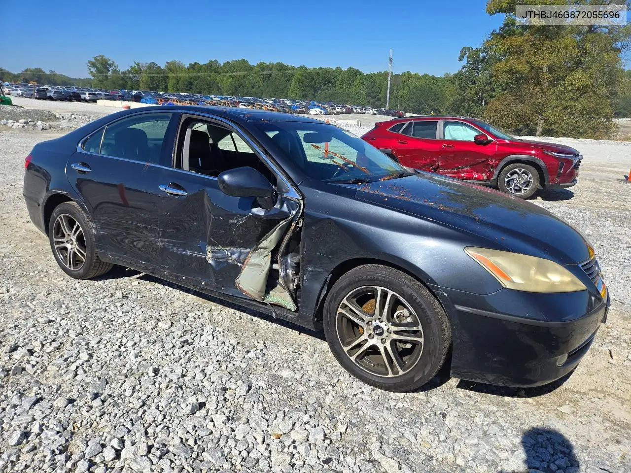2007 LEXUS ES VIN JTHBJ46G872055696 — фото 4
