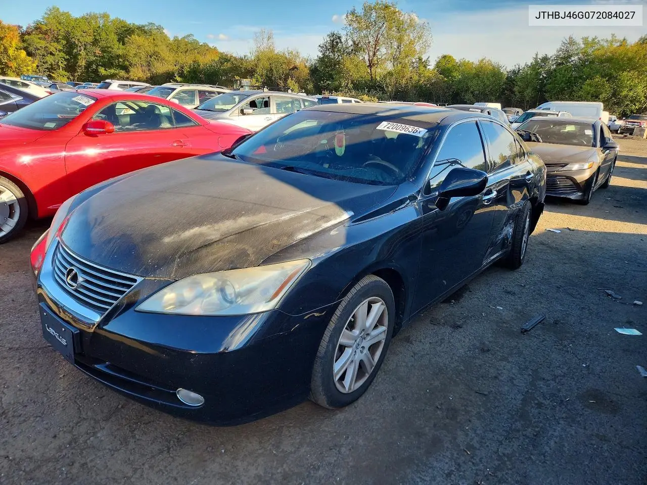LEXUS ES 2007, VIN JTHBJ46G072084027