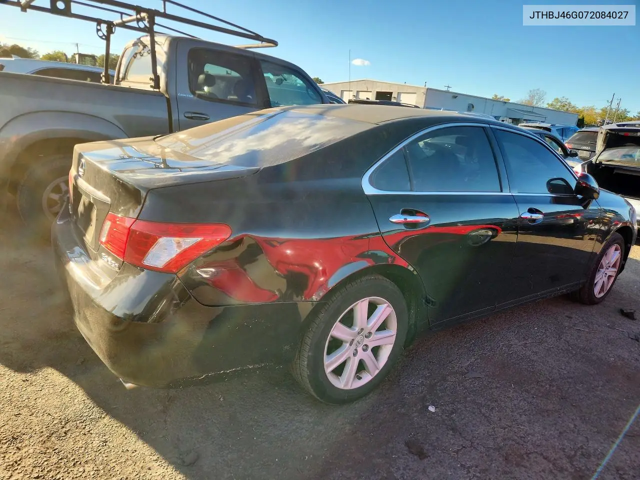 2007 LEXUS ES VIN JTHBJ46G072084027 — фото 3
