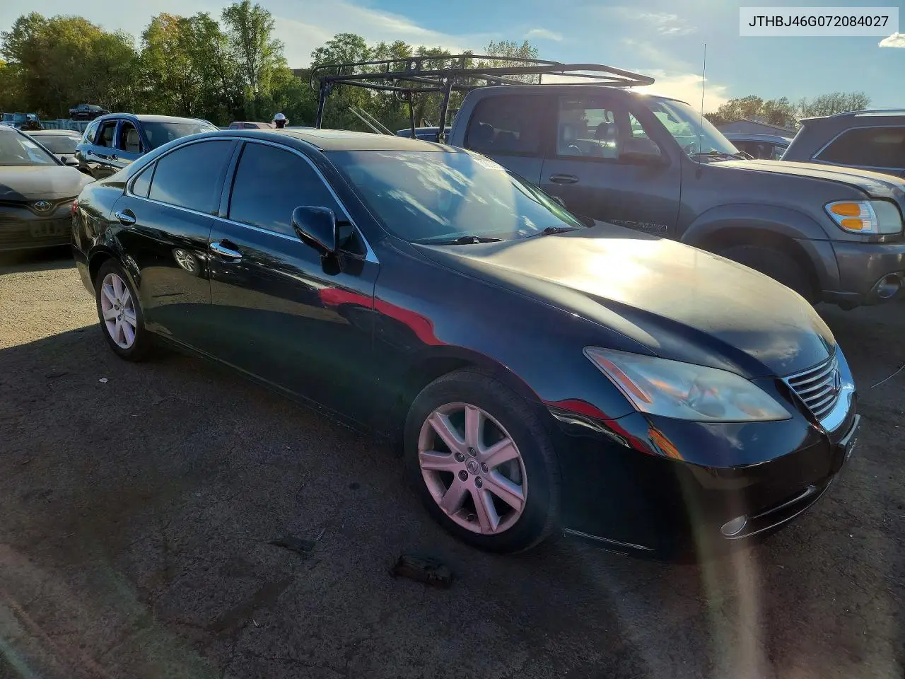 2007 LEXUS ES VIN JTHBJ46G072084027 — фото 4