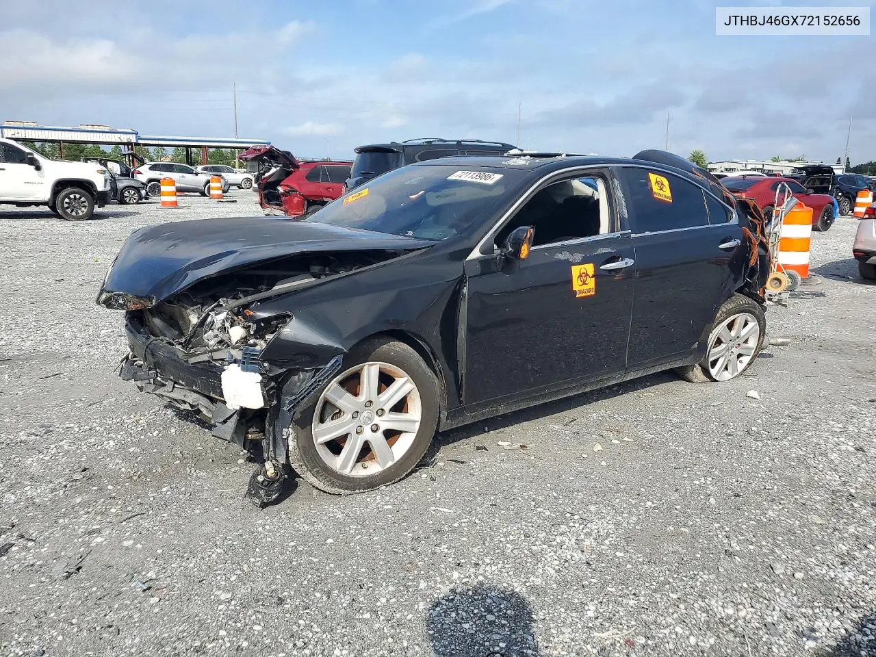 LEXUS ES 2007, VIN JTHBJ46GX72152656