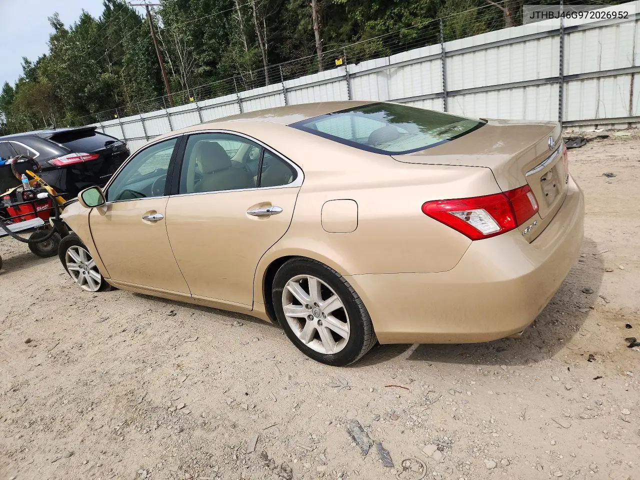 2007 LEXUS ES VIN JTHBJ46G972026952 — фото 2