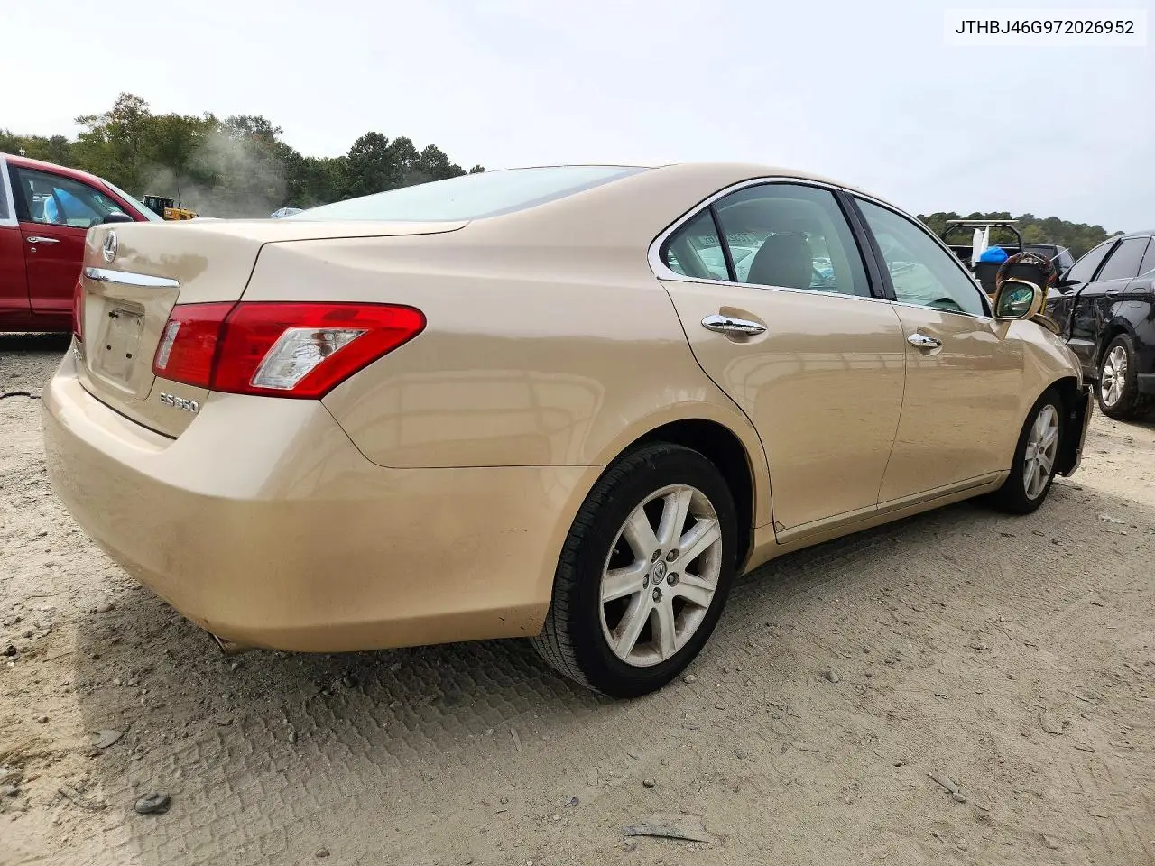 2007 LEXUS ES VIN JTHBJ46G972026952 — фото 3