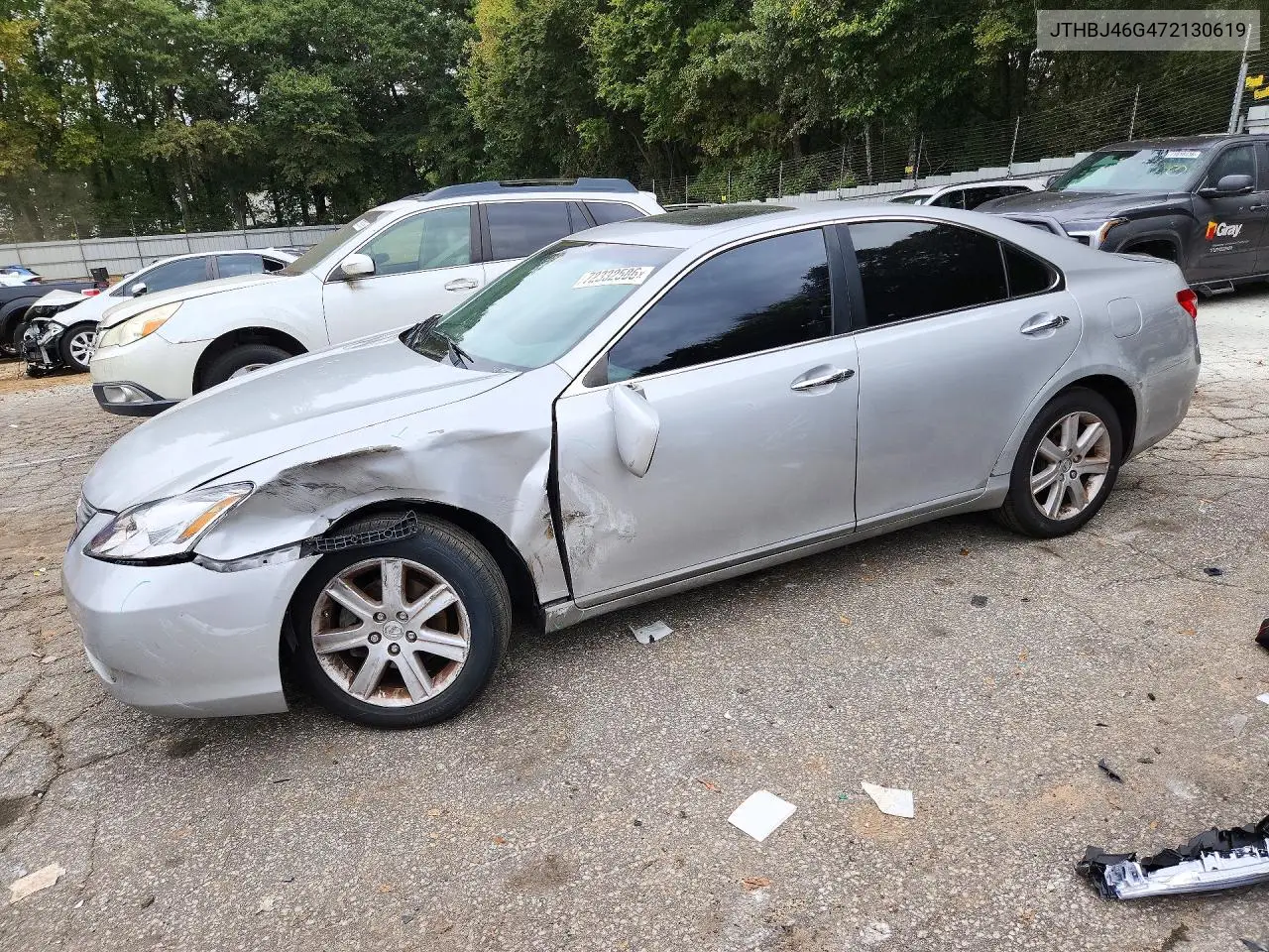 LEXUS ES 2007, VIN JTHBJ46G472130619