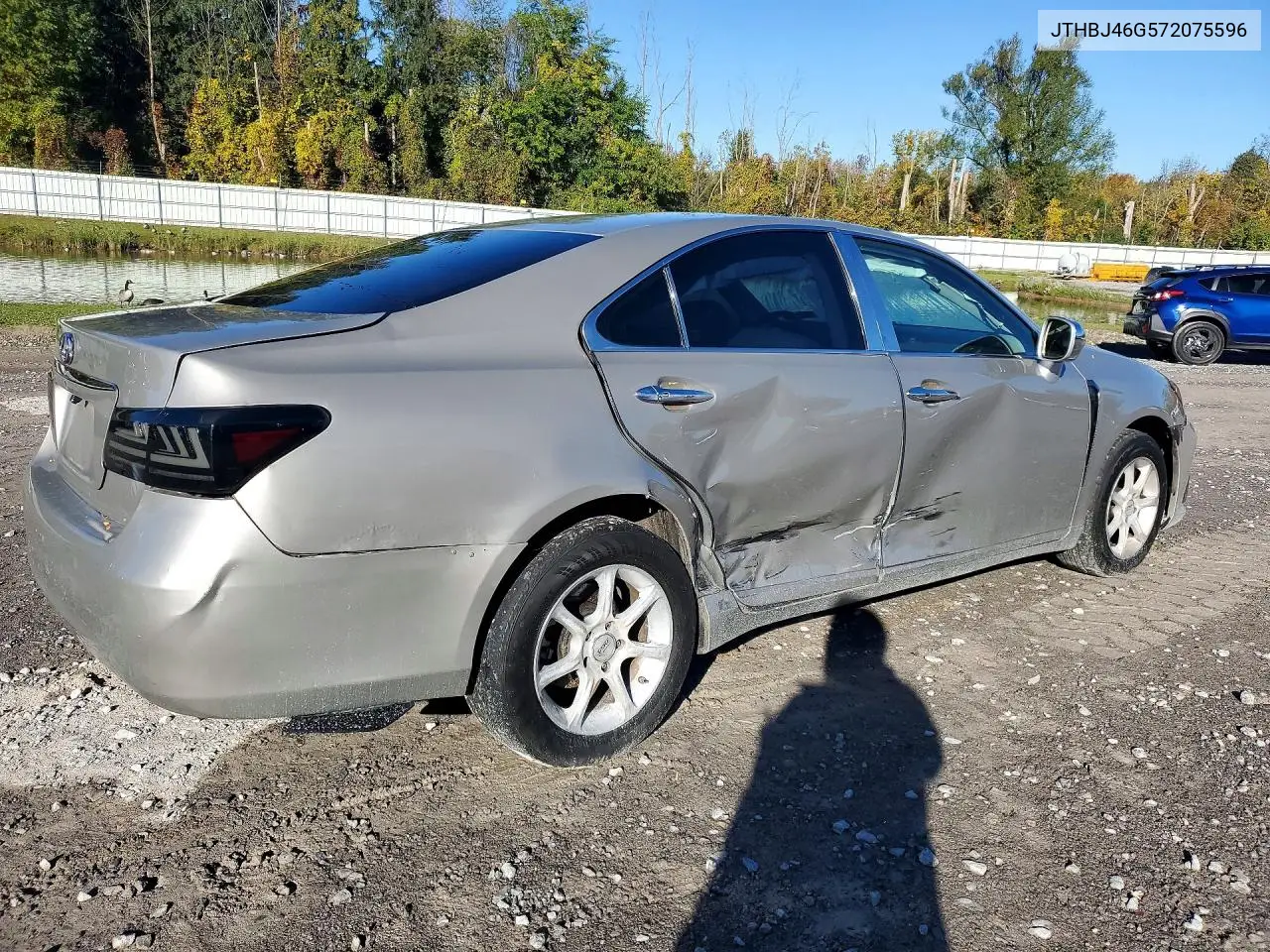 2007 LEXUS ES VIN JTHBJ46G572075596 — фото 3