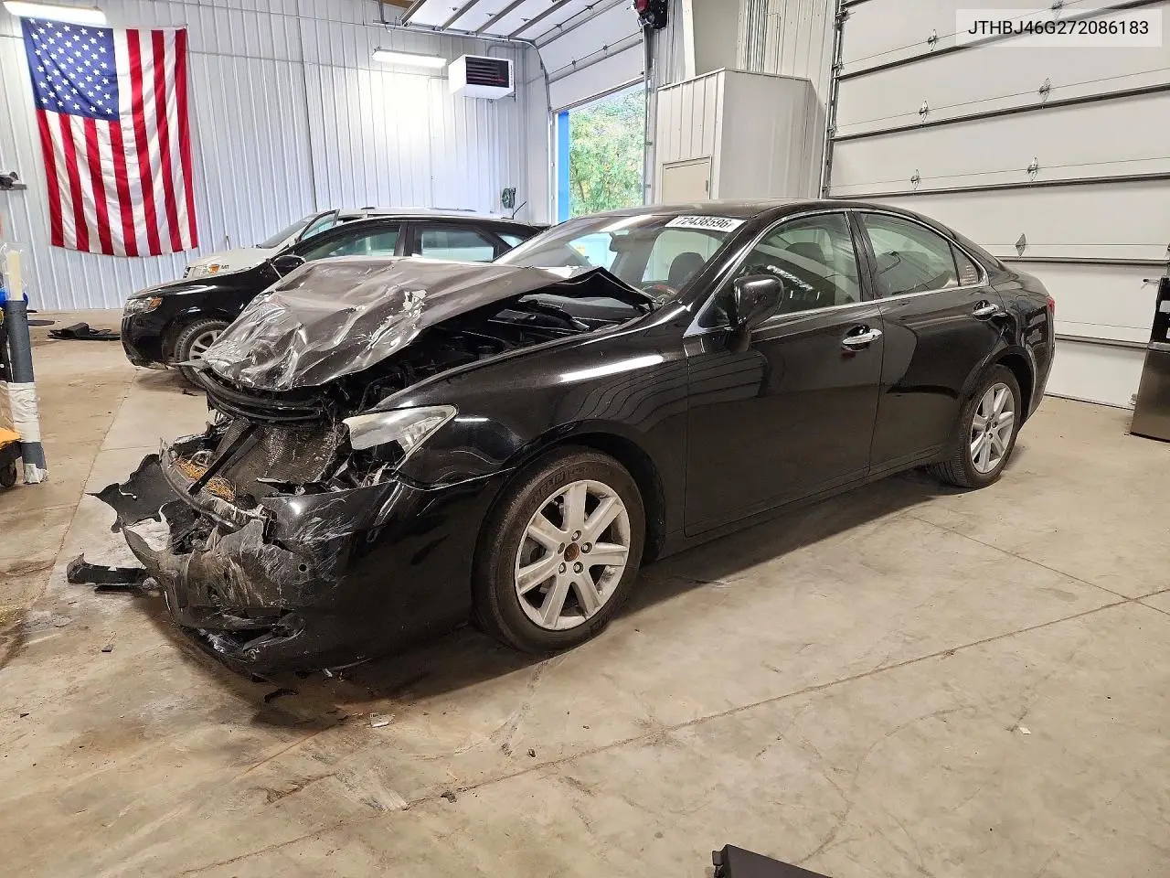 LEXUS ES 2007, VIN JTHBJ46G272086183