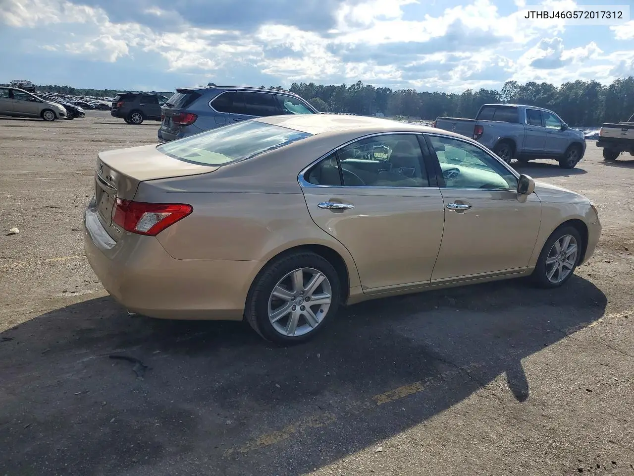 2007 LEXUS ES VIN JTHBJ46G572017312 — фото 3