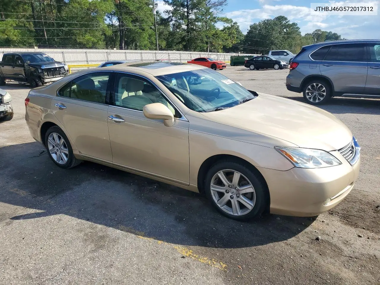 2007 LEXUS ES VIN JTHBJ46G572017312 — фото 4