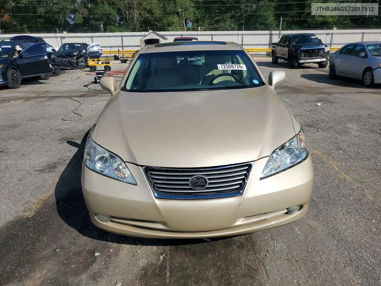 2007 LEXUS ES VIN JTHBJ46G572017312 — фото 5