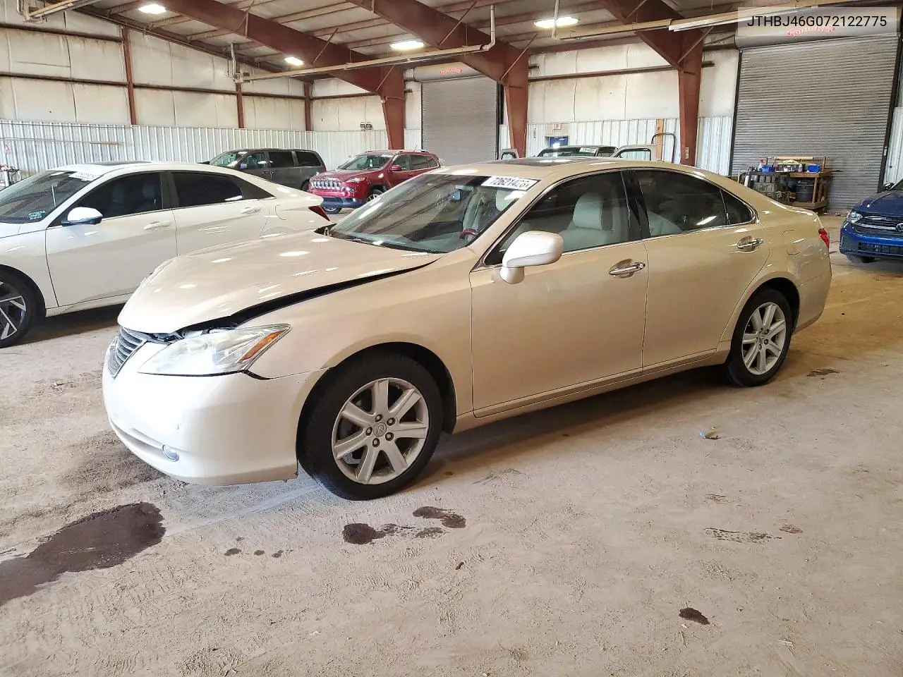 LEXUS ES 2007, VIN JTHBJ46G072122775