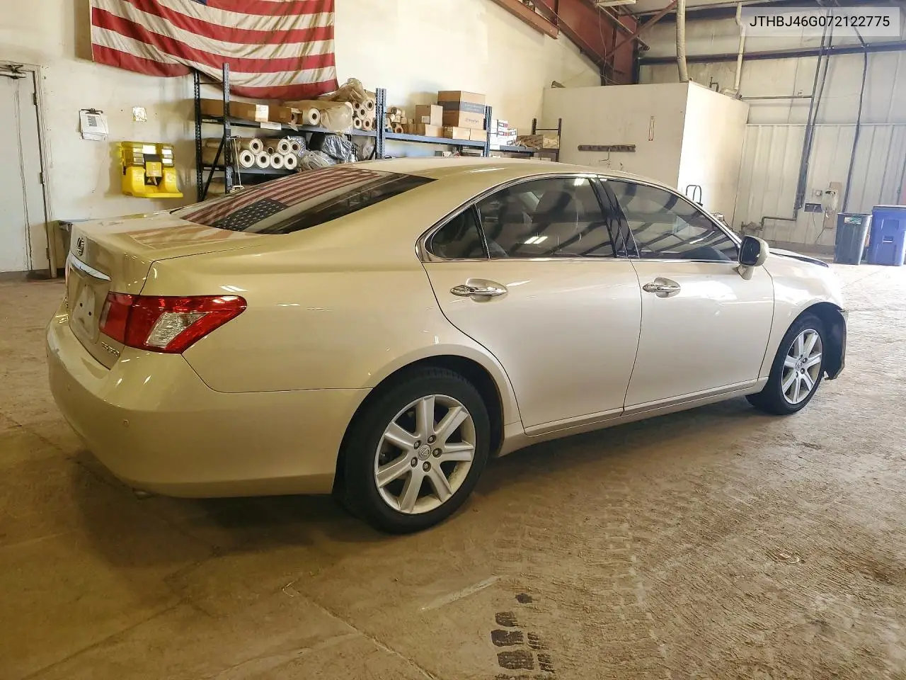 2007 LEXUS ES VIN JTHBJ46G072122775 — фото 3